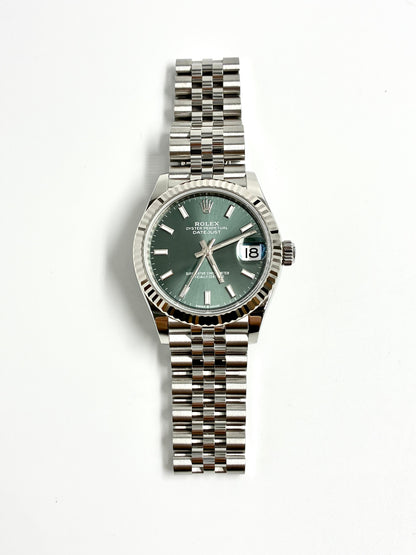 Rolex Datejust 31MM 278274 Green Index Jubilee 2026