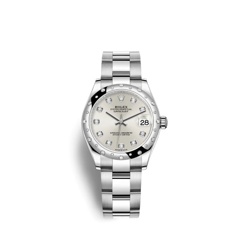 Rolex Datejust 31 278344RBR Silver Diamonds Oyster