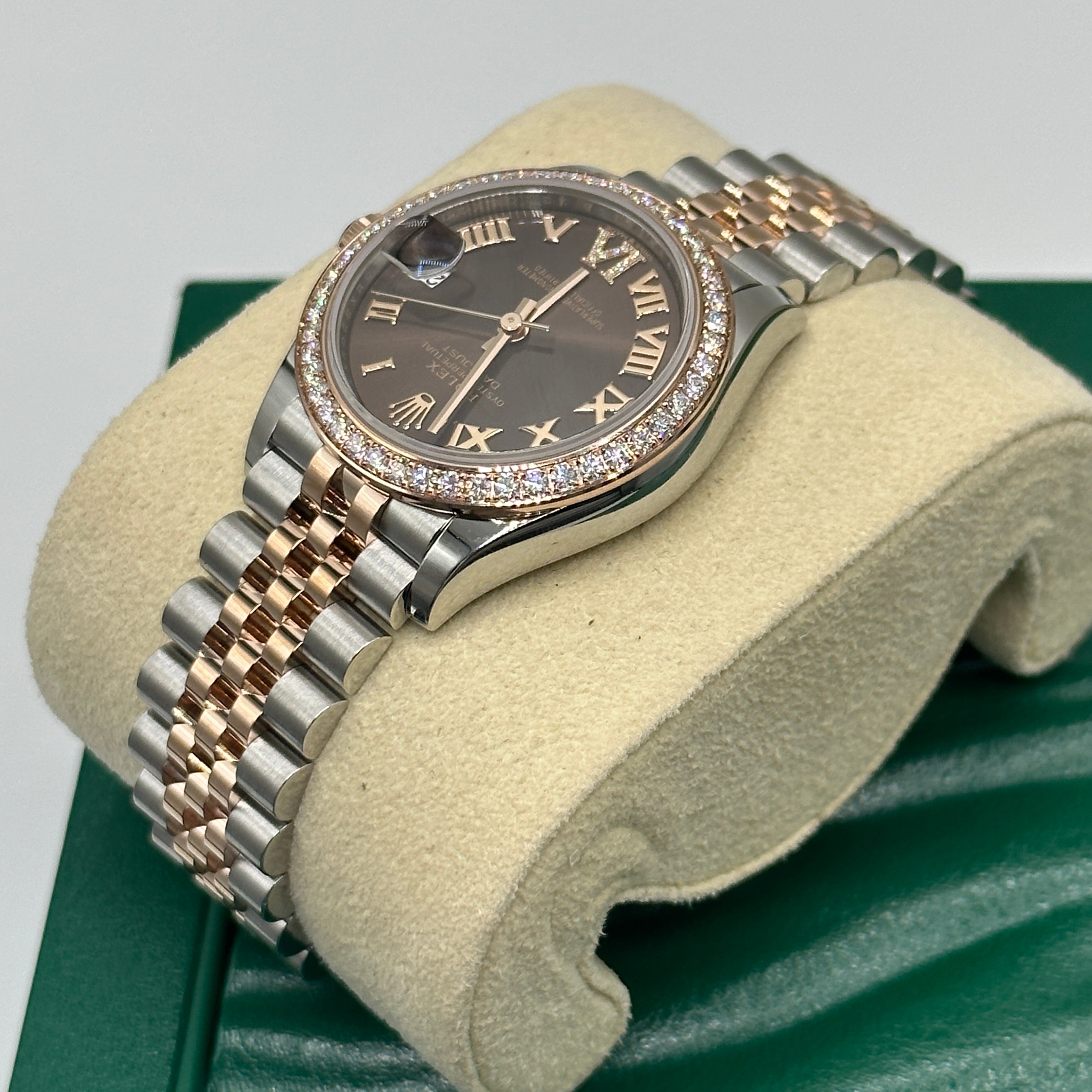 Rolex Datejust 31 278381RBR Chocolate Roman IV Jubilee