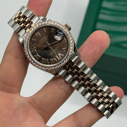 Rolex Datejust 31 278381RBR Chocolate Roman IV Jubilee
