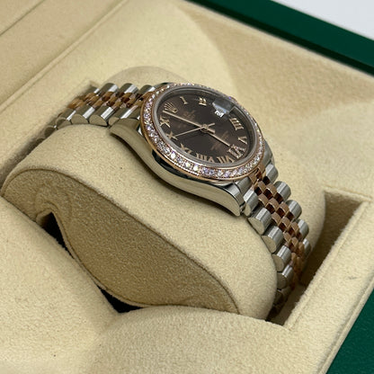 Rolex Datejust 31 278381RBR Chocolate Roman IV Jubilee