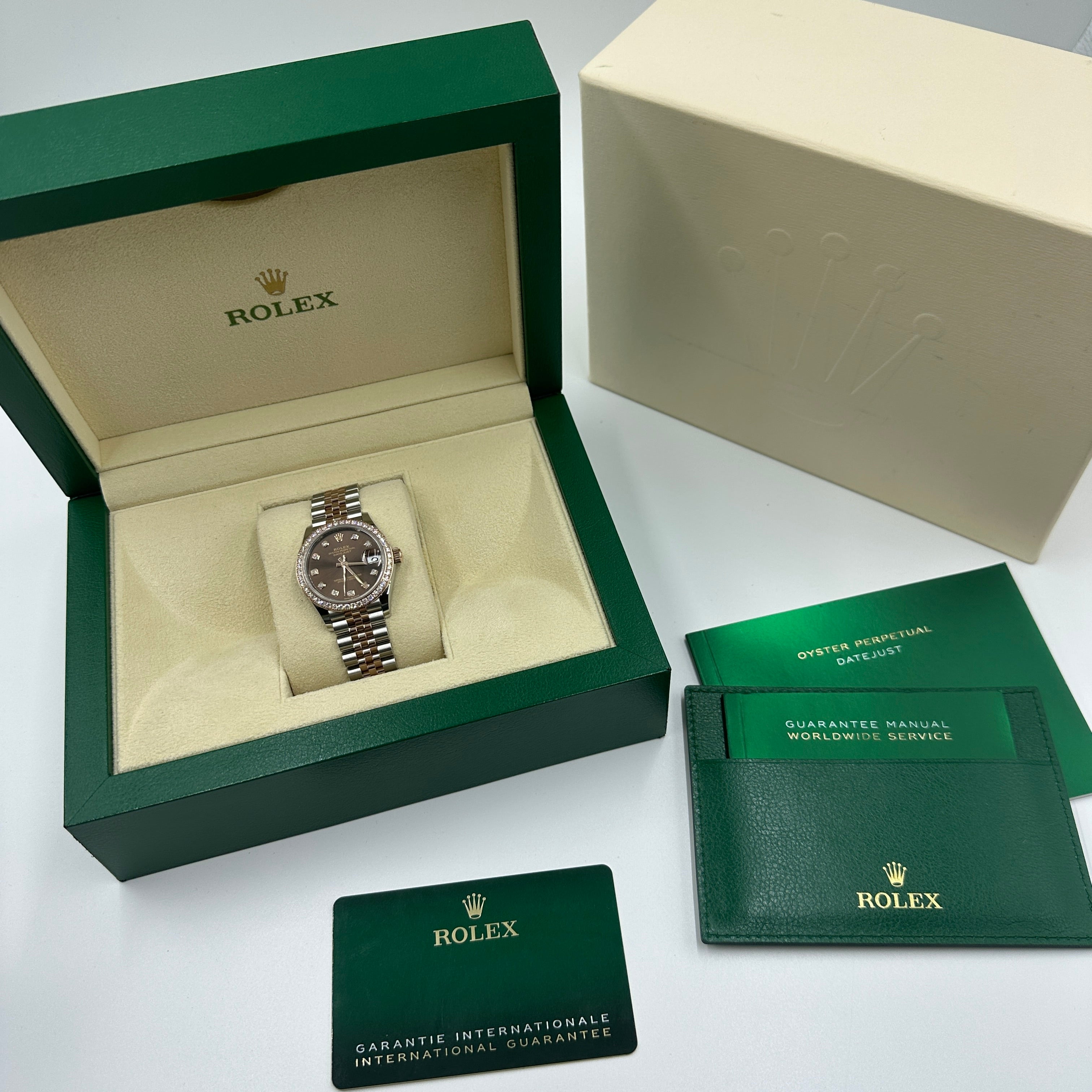 Rolex Datejust 31 278381RBR G Chocolate Jubilee 2025