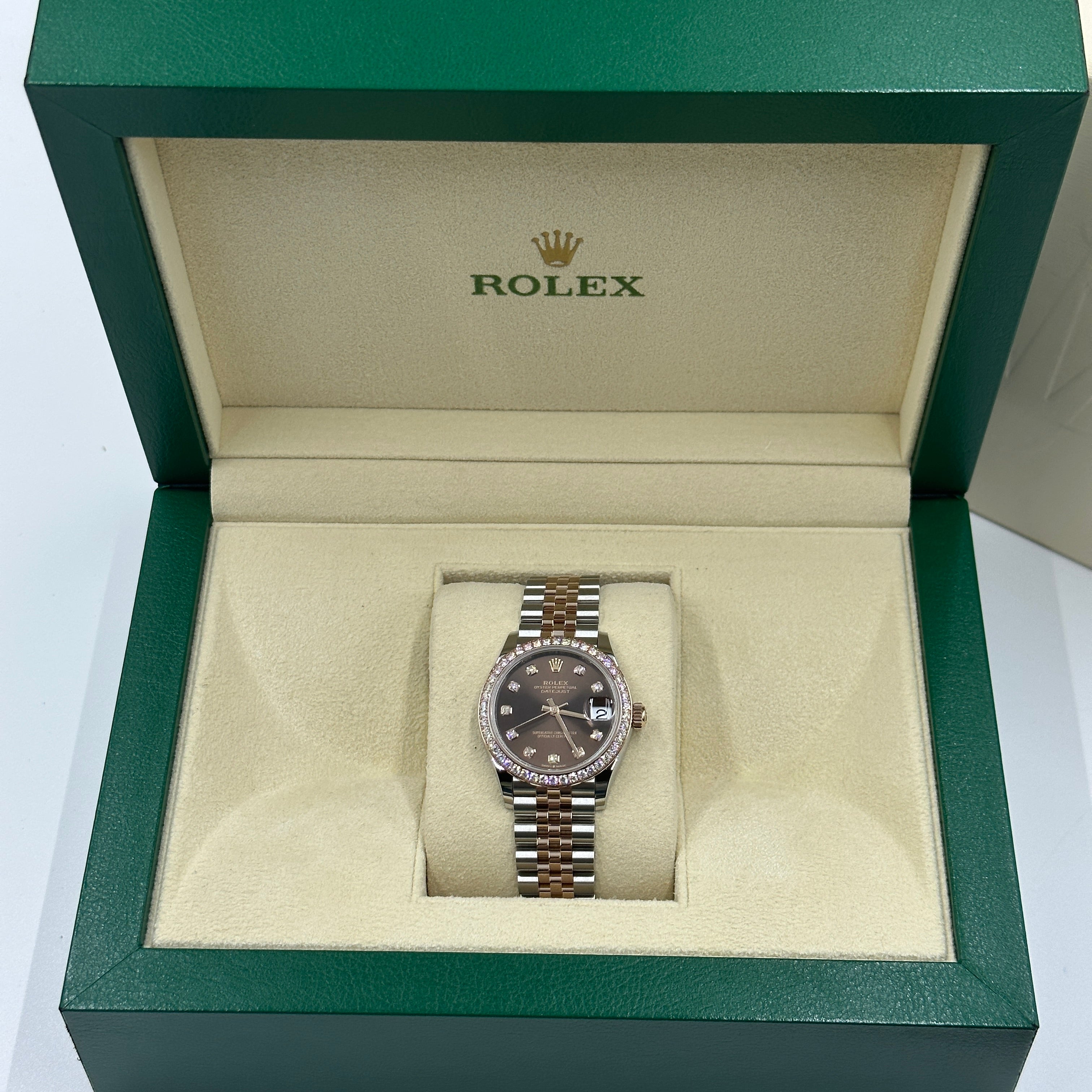 Rolex Datejust 31 278381RBR G Chocolate Jubilee 2025