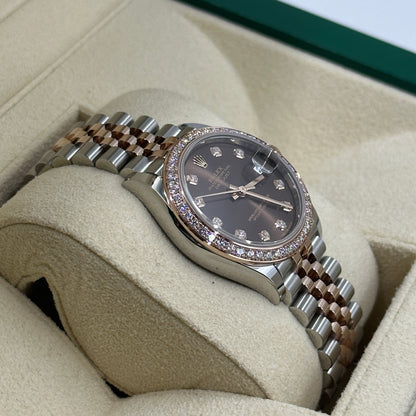 Rolex Datejust 31 278381RBR G Chocolate Jubilee 2025