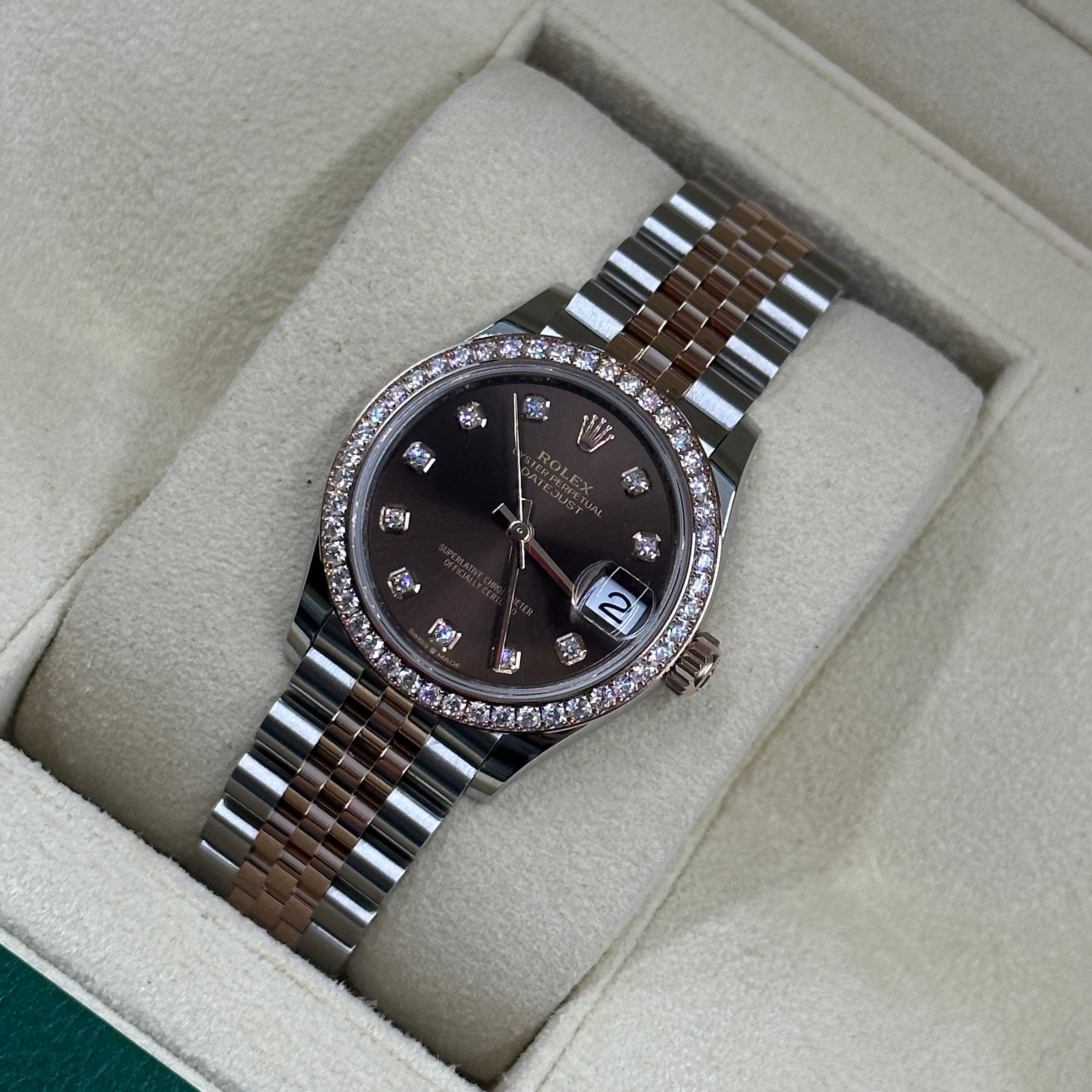 Rolex Datejust 31 278381RBR G Chocolate Jubilee 2025