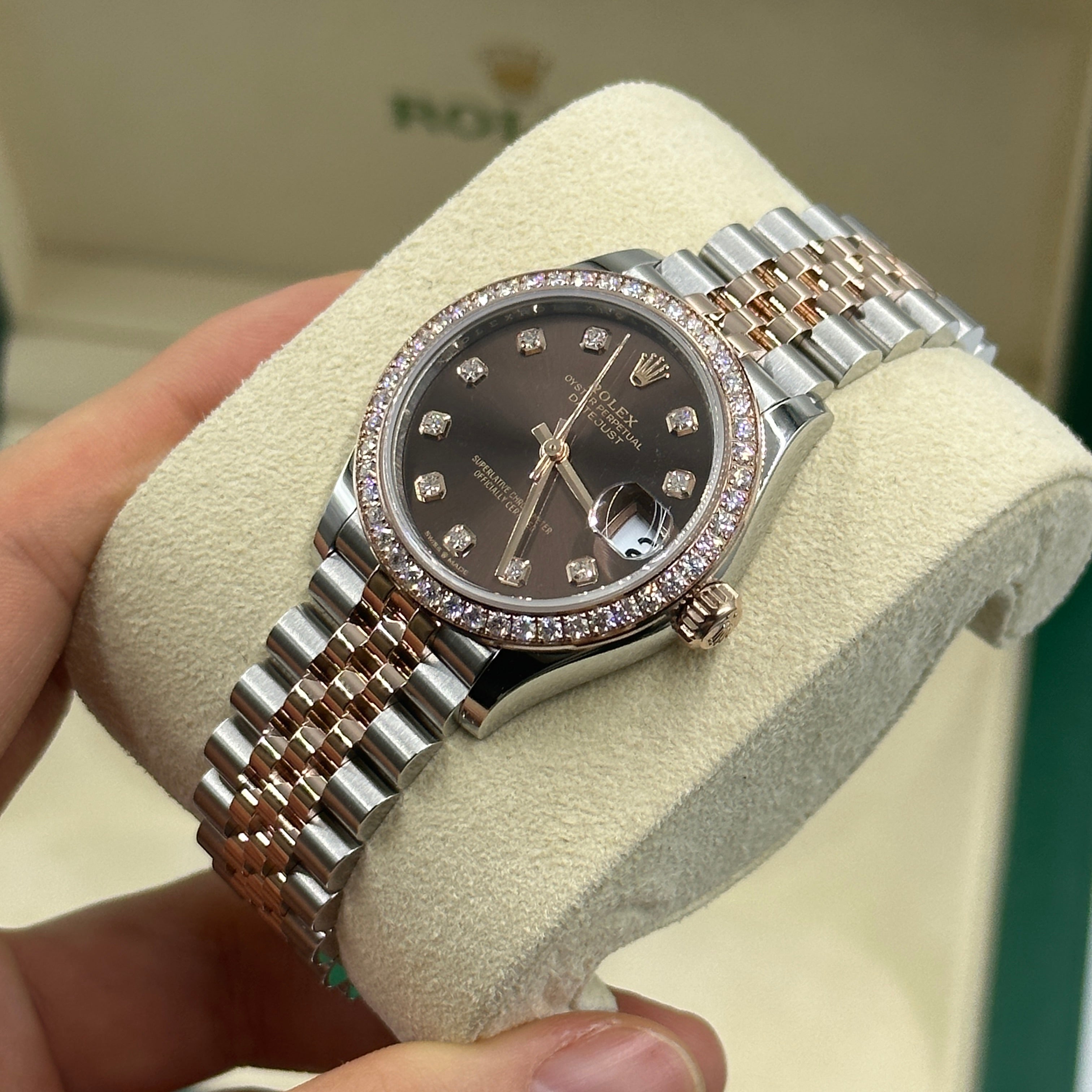 Rolex Datejust 31 278381RBR G Chocolate Jubilee 2025