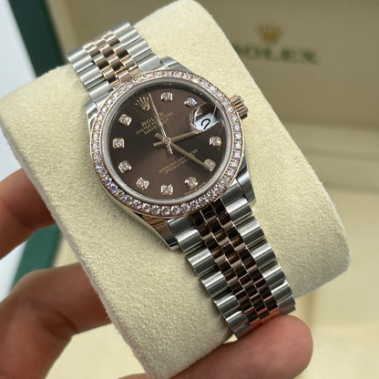 Rolex Datejust 31 278381RBR G Chocolate Jubilee 2025