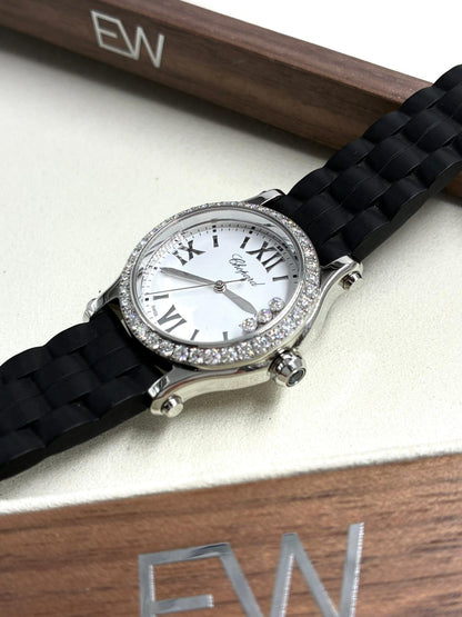 Chopard Happy Sport 30mm 278590-3003 White With Diamond Set (Stainless Steel Bezel) 2025