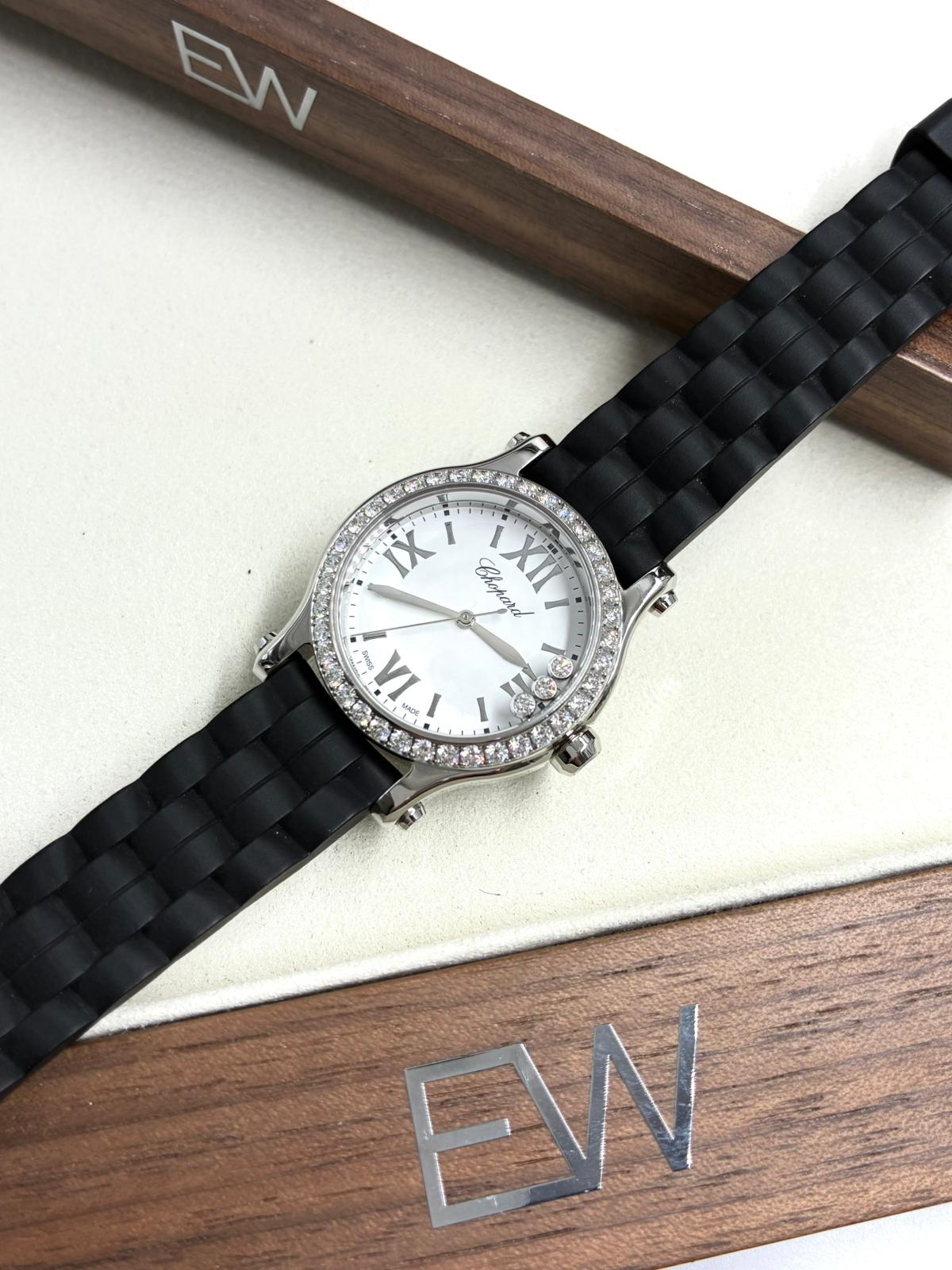 Chopard Happy Sport 30mm 278590-3003 White With Diamond Set (Stainless Steel Bezel) 2025