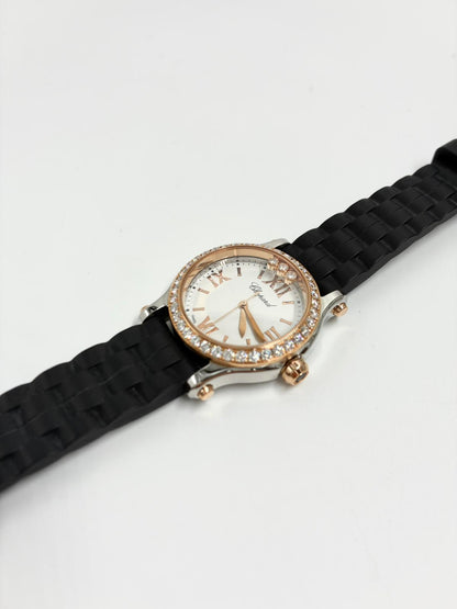 Chopard Happy Sport 30mm 278590-6003 White With Diamond Set (Rose Gold Bezel) 2025