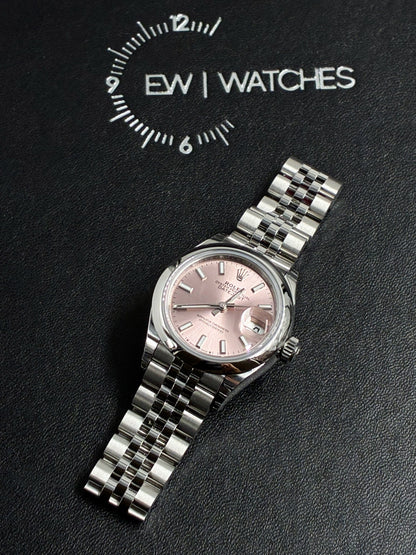 Rolex Lady-Datejust 279160 Pink Index Jubilee 2025
