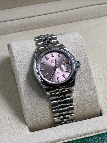 Rolex Lady-Datejust 279160 Pink Index Jubilee 2025
