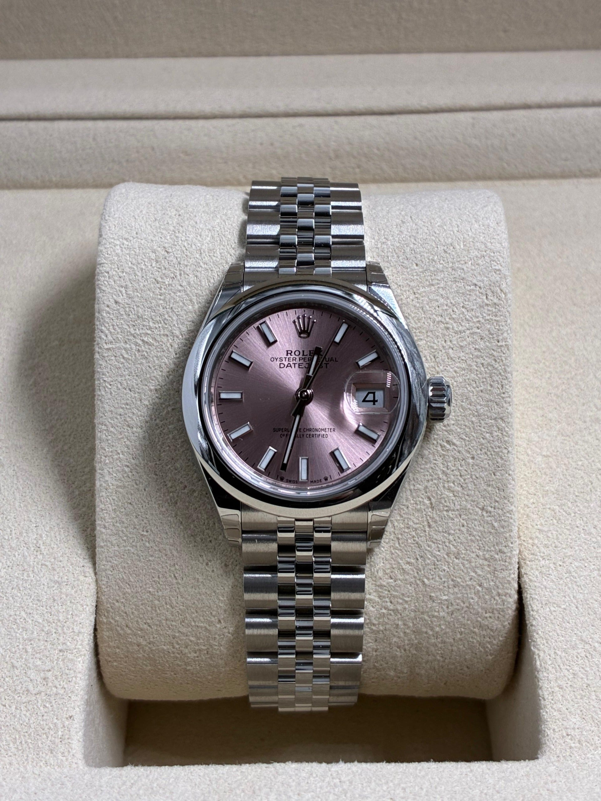 Rolex Lady-Datejust 279160 Pink Index Jubilee 2025