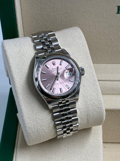 Rolex Lady-Datejust 279160 Pink Index Jubilee 2025