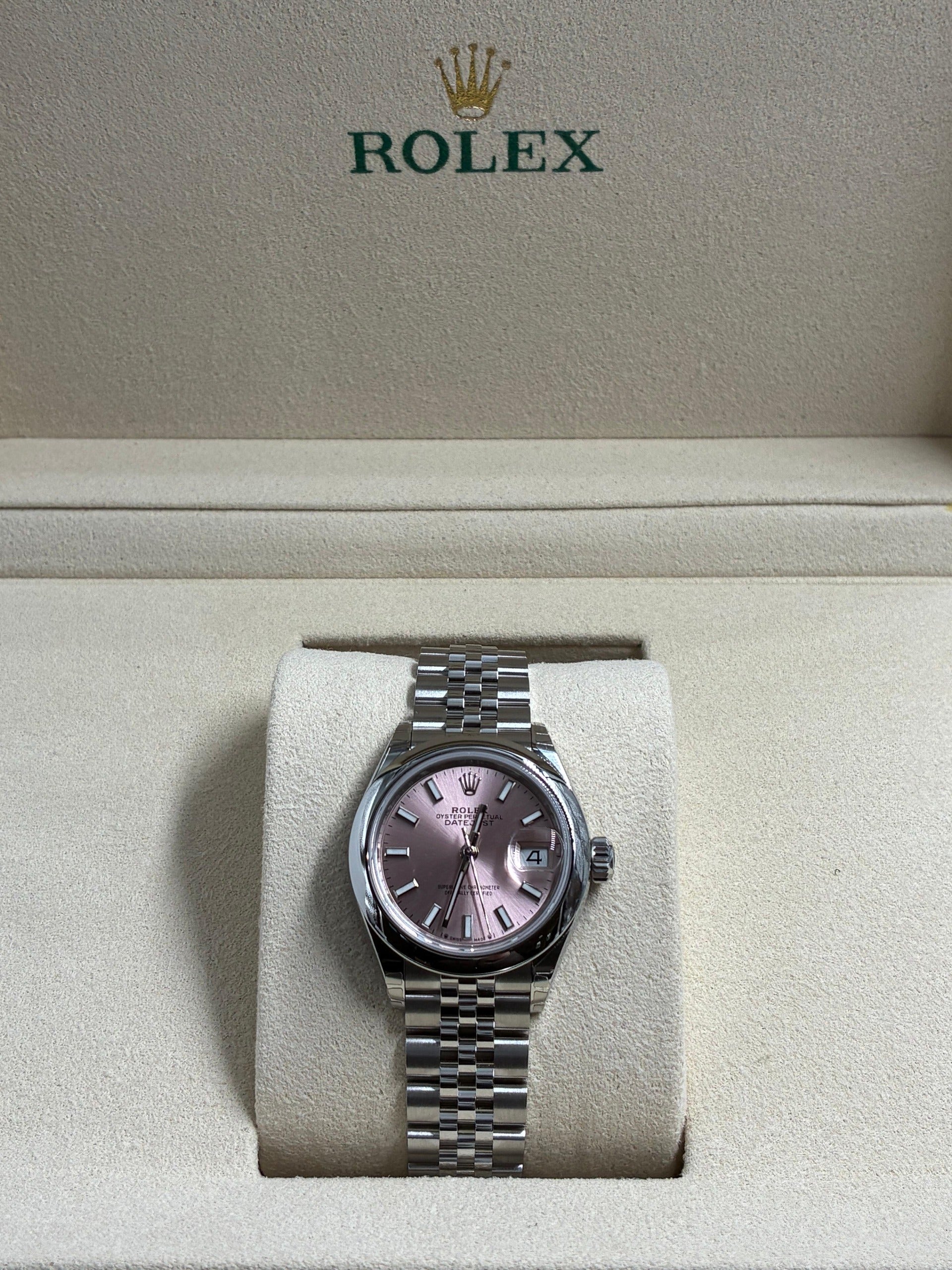 Rolex Lady-Datejust 279160 Pink Index Jubilee 2025