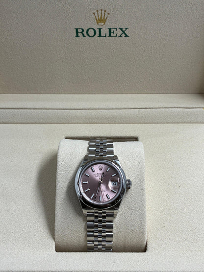 Rolex Lady-Datejust 279160 Pink Index Jubilee 2025