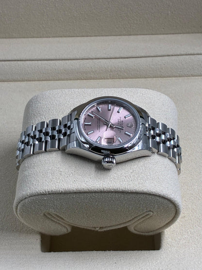 Rolex Lady-Datejust 279160 Pink Index Jubilee 2025