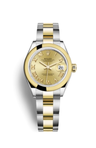 Rolex Lady-Datejust 28 279163 Champagne Roman Oyster