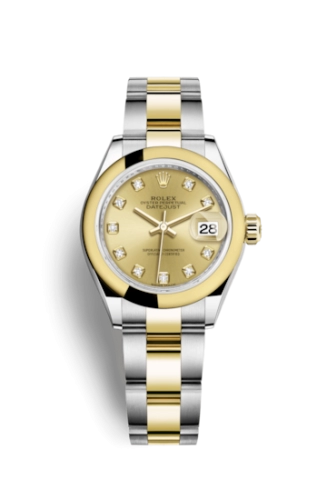 Rolex Lady-Datejust 28 279163G Champagne Oyster
