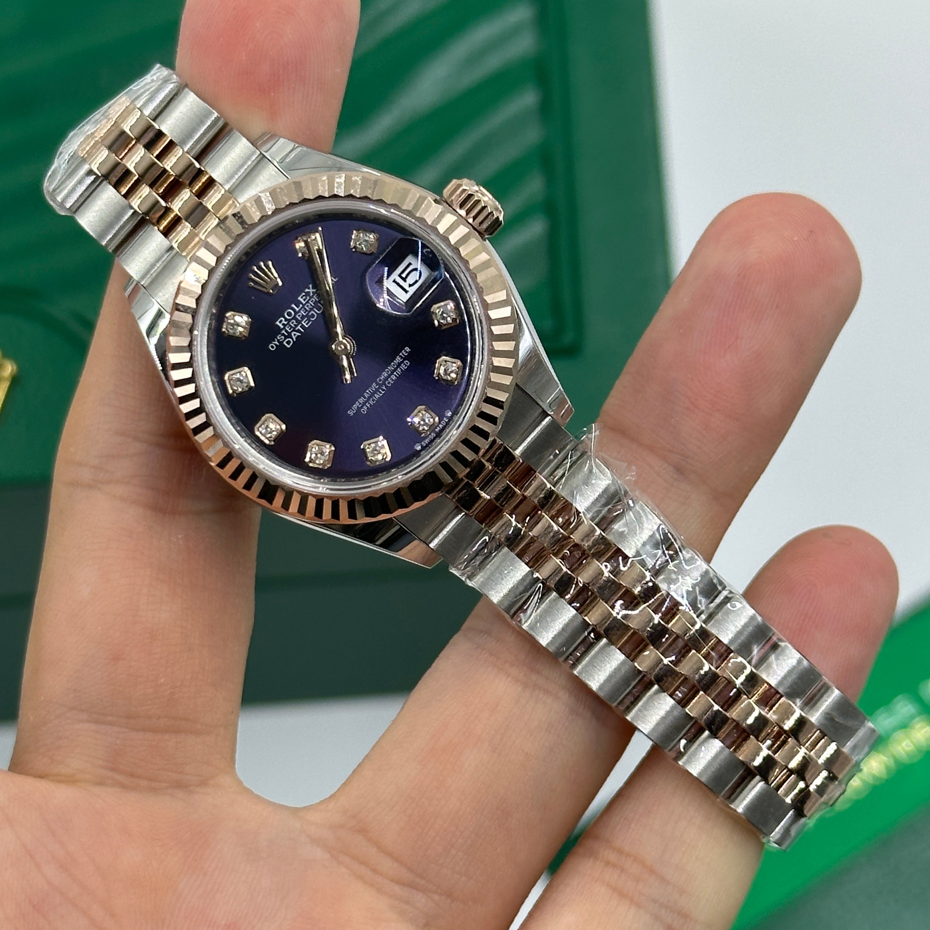 Rolex Lady-Datejust 28 279171G Purple Jubilee 2025