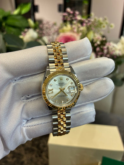 Rolex Lady-Datejust 279173G Silver Star Jubilee 2025
