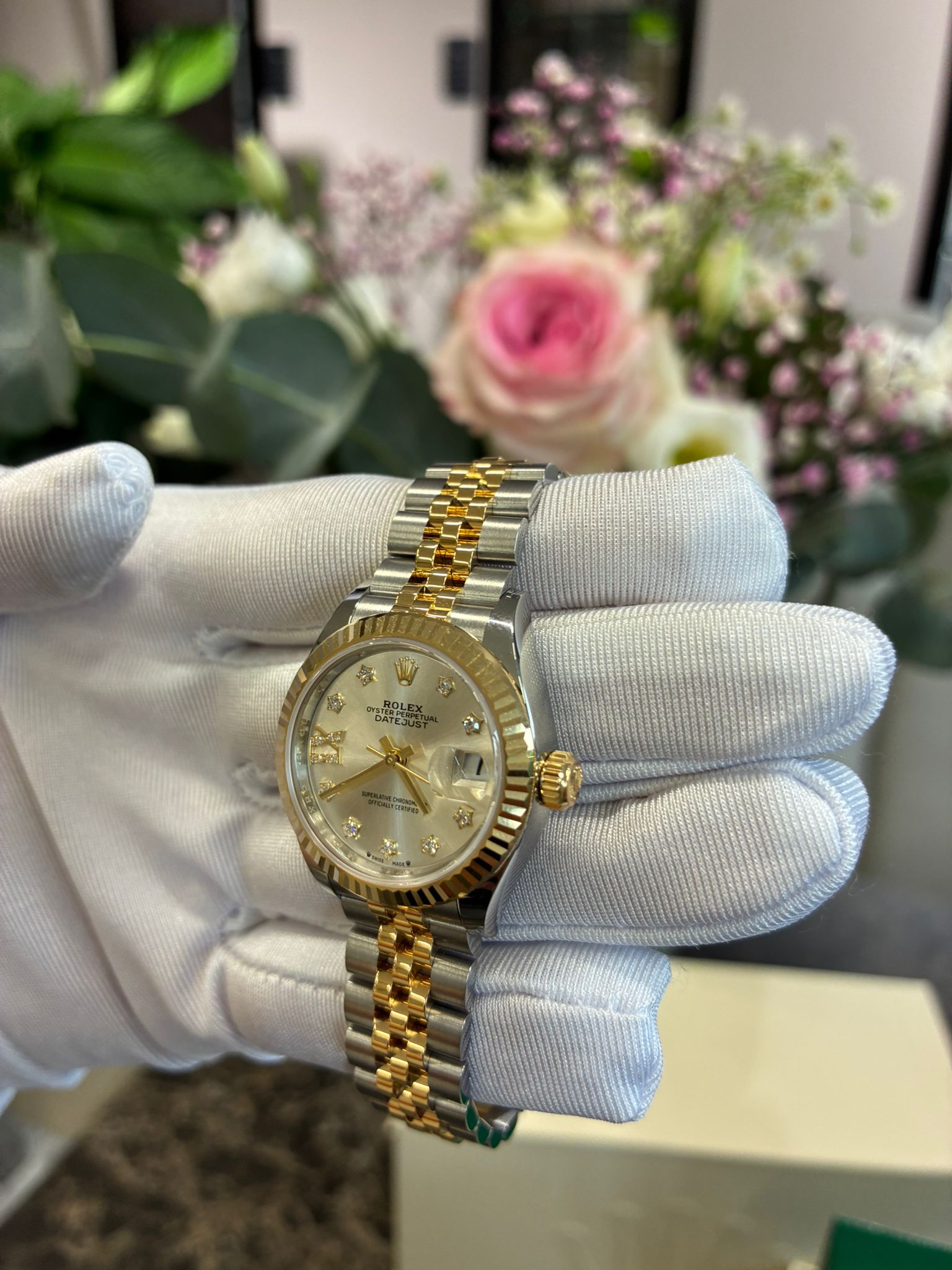 Rolex Lady-Datejust 279173G Silver Star Jubilee 2025