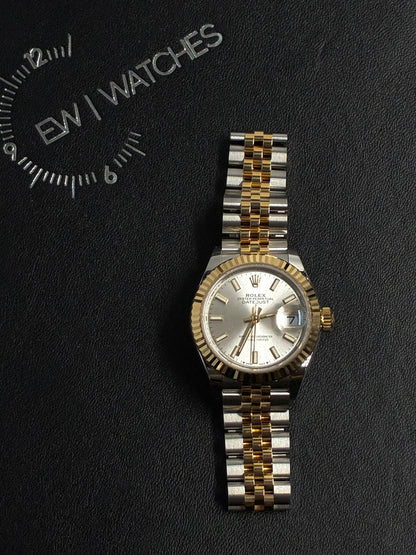 Rolex Lady-Datejust 28mm 279173 Silver Index Jubilee