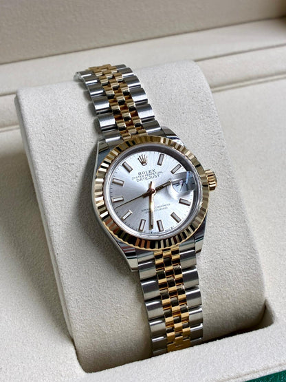 Rolex Lady-Datejust 28mm 279173 Silver Index Jubilee