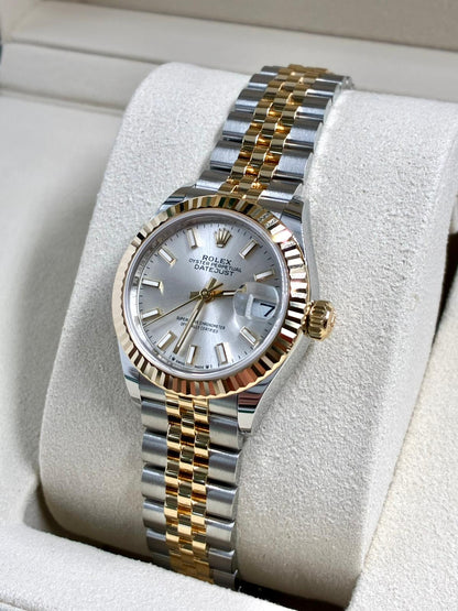 Rolex Lady-Datejust 28mm 279173 Silver Index Jubilee