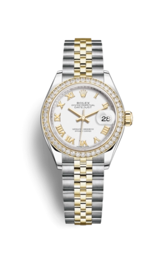 Rolex Lady-Datejust 28 279383RBR White Roman Jubilee