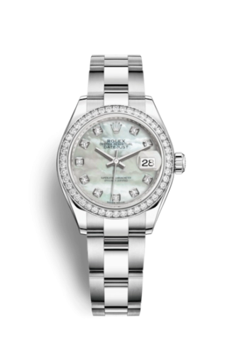 Rolex Lady-Datejust 28 279384RBR NG White Oyster