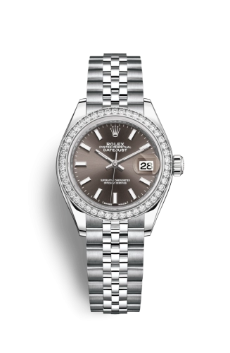 Rolex Lady-Datejust 28 279384RBR Grey Index Jubilee
