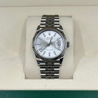 Rolex Datejust 36 126234 Silver Index Jubilee 2025