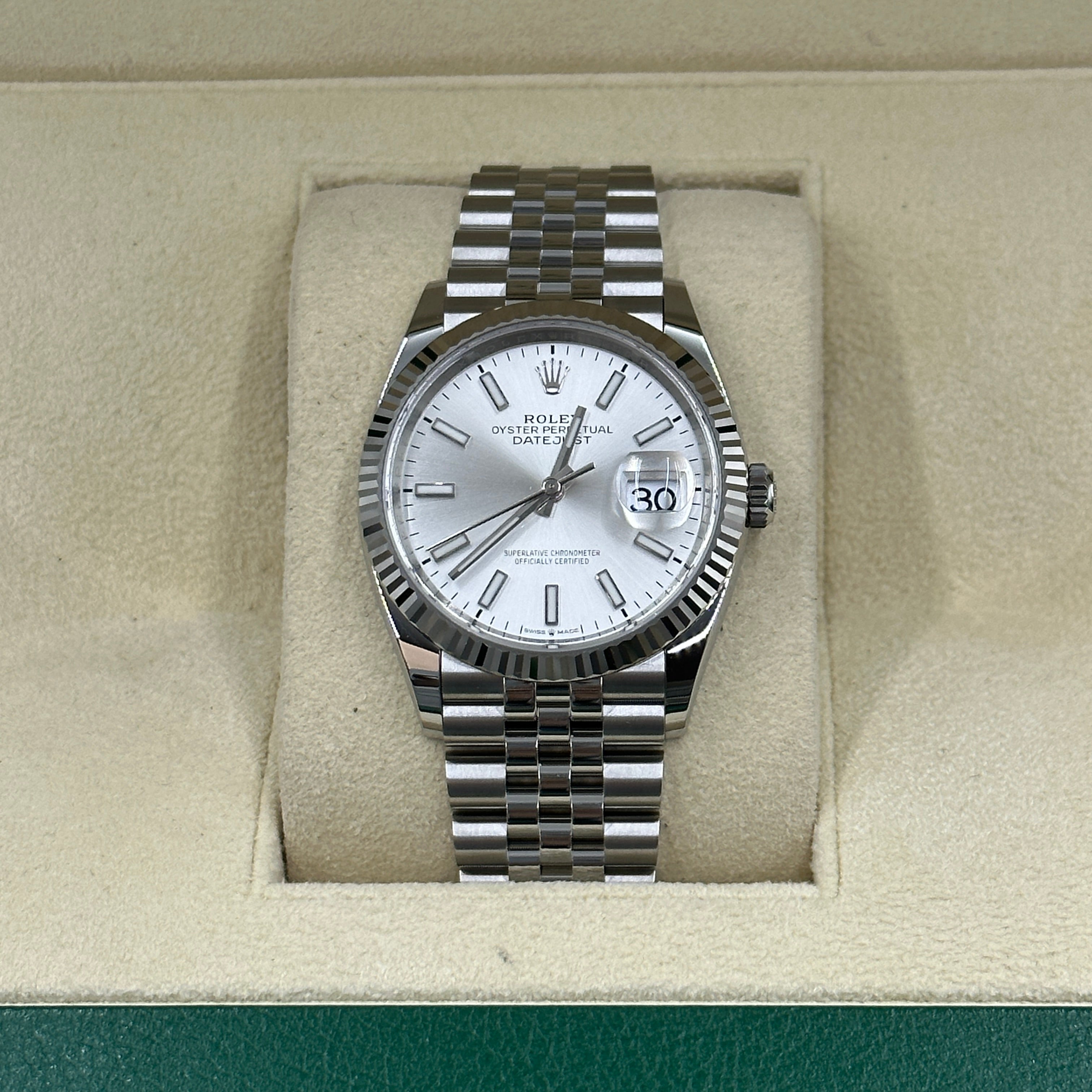 Rolex Datejust 36 126234 Silver Index Jubilee 2026