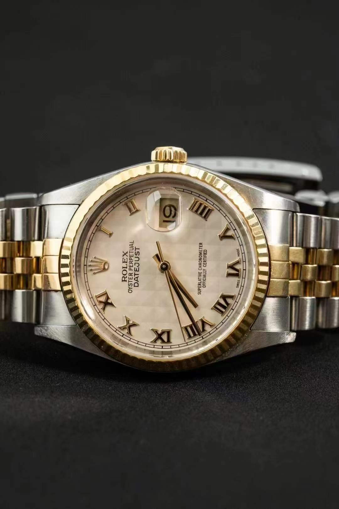 Rolex Datejust 36 16233 Cream Naked