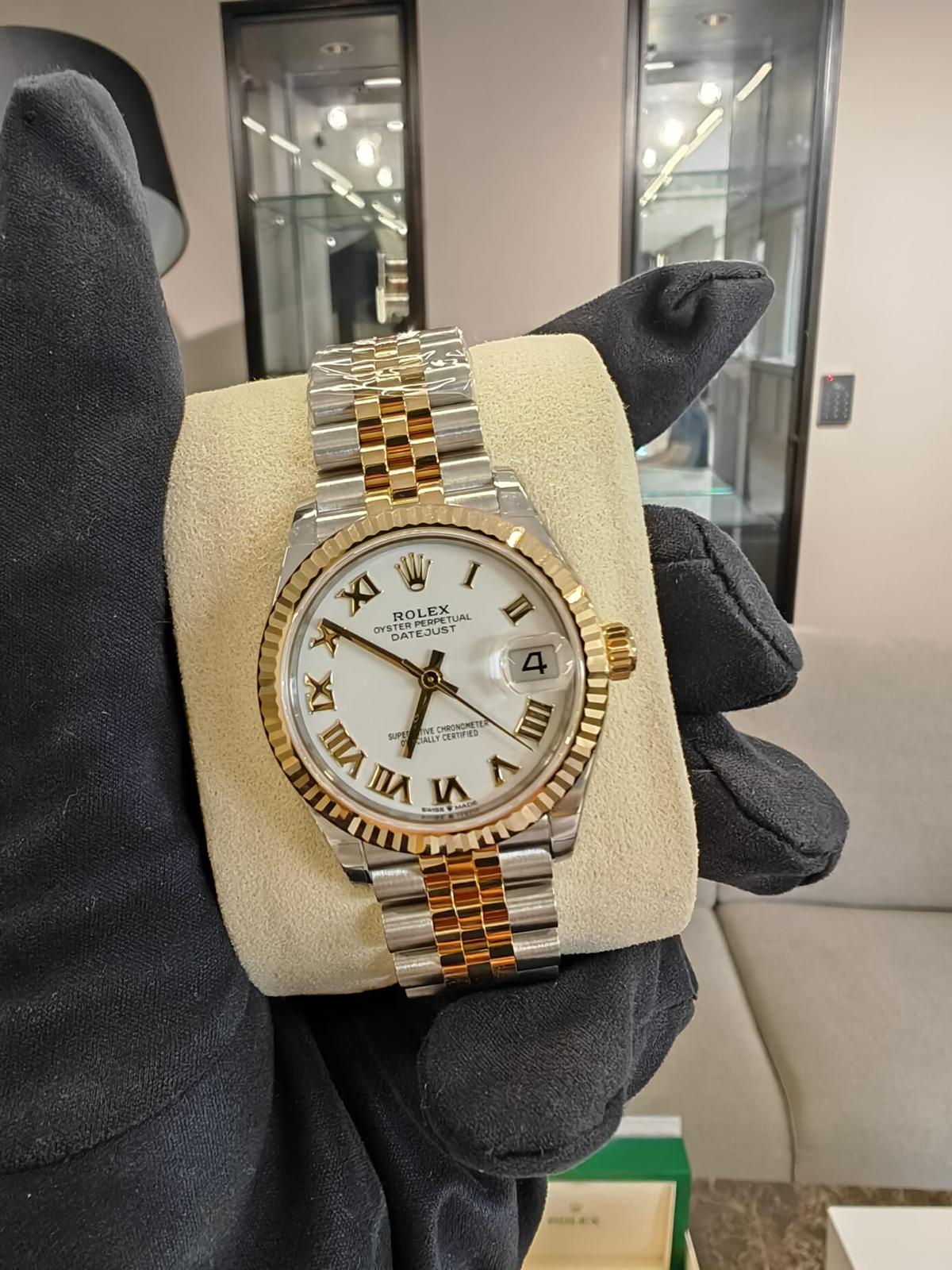 Rolex Datejust 31 278273 White Roman Jubilee 2025