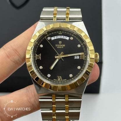 Tudor Royal 41mm 28603-0005 Black Diamonds 2023