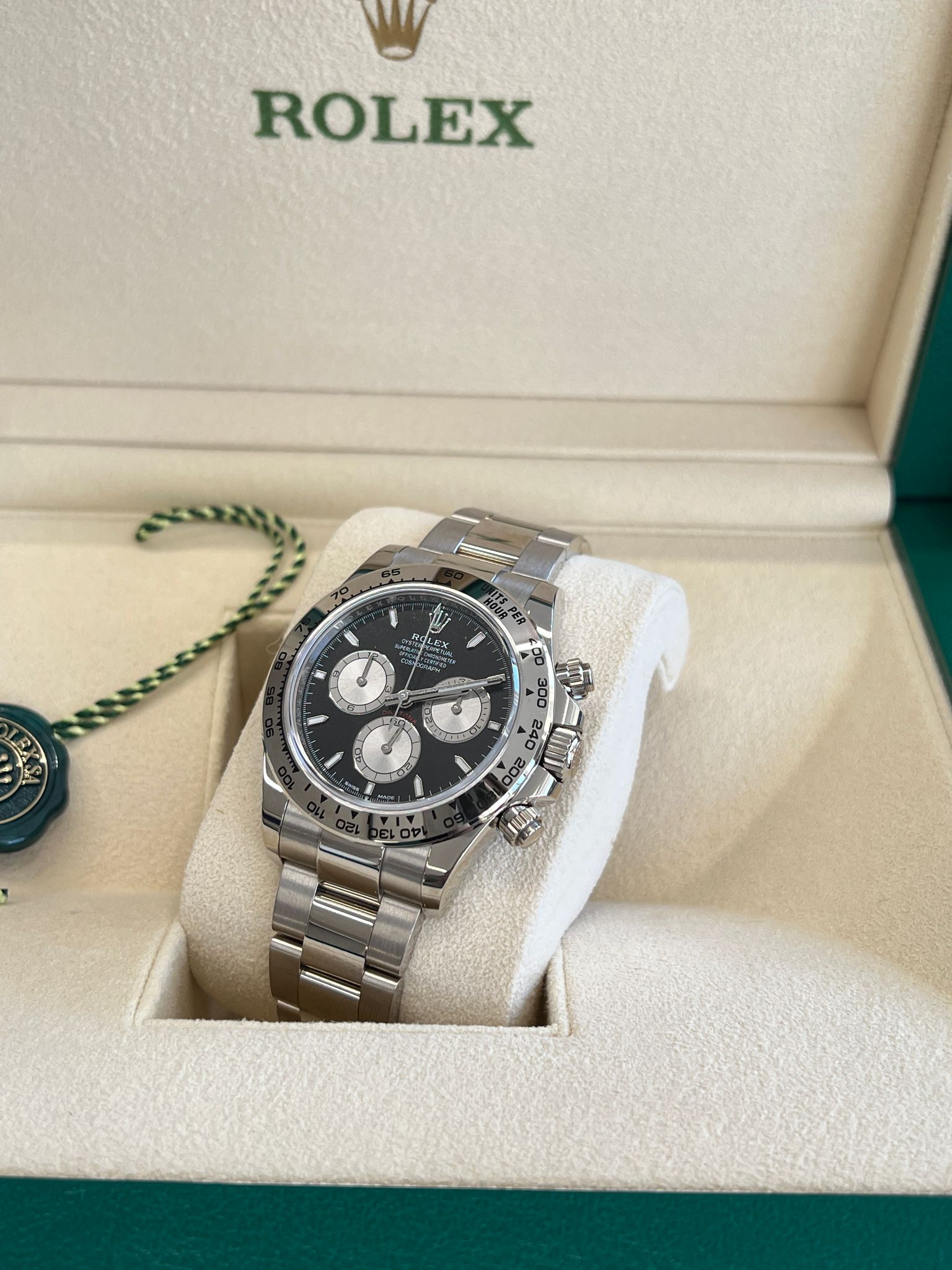 Rolex Cosmograph Daytona 126509 Bright black and Steel