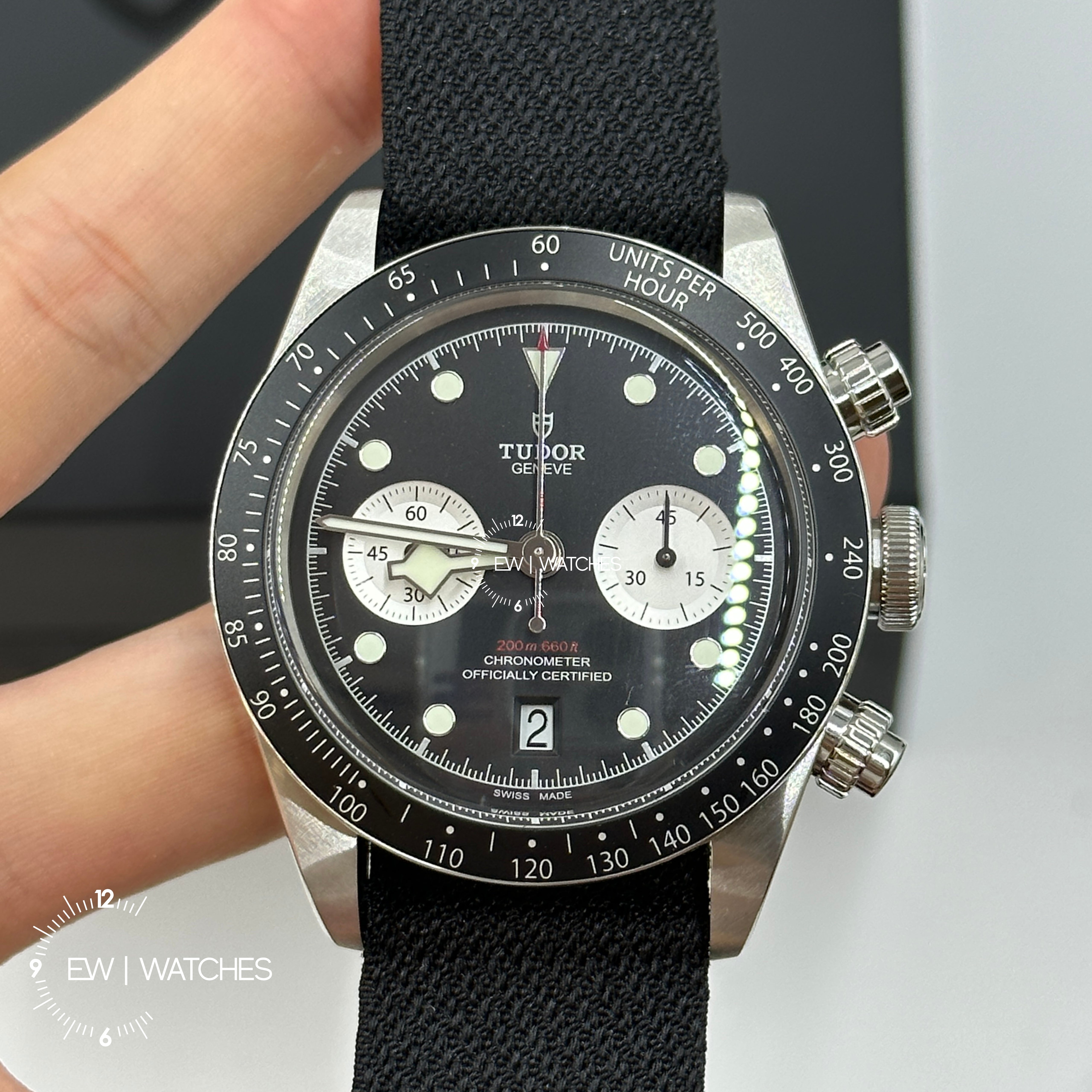 Tudor Black Bay Chrono 41mm 79360N-0007 Black Woven 2023