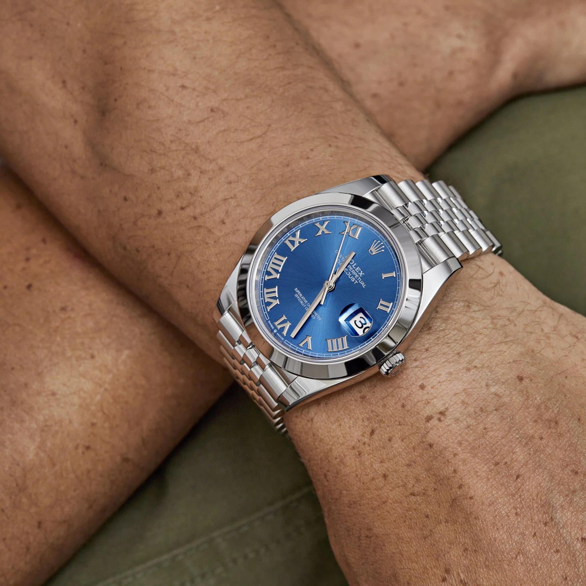 Datejust 41 Blue Dial Roman (Ref. 126300)