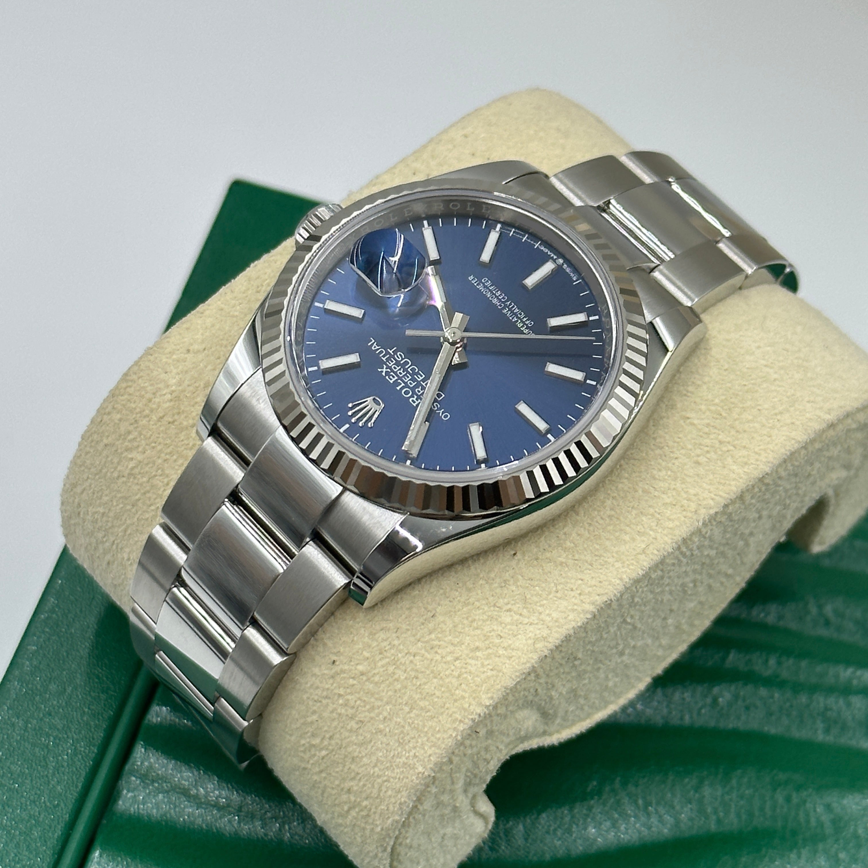 Rolex Datejust 36 126234 Blue Index Oyster 2025