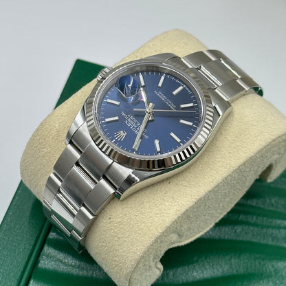 Rolex Datejust 36 126234 Blue Index Oyster 2025