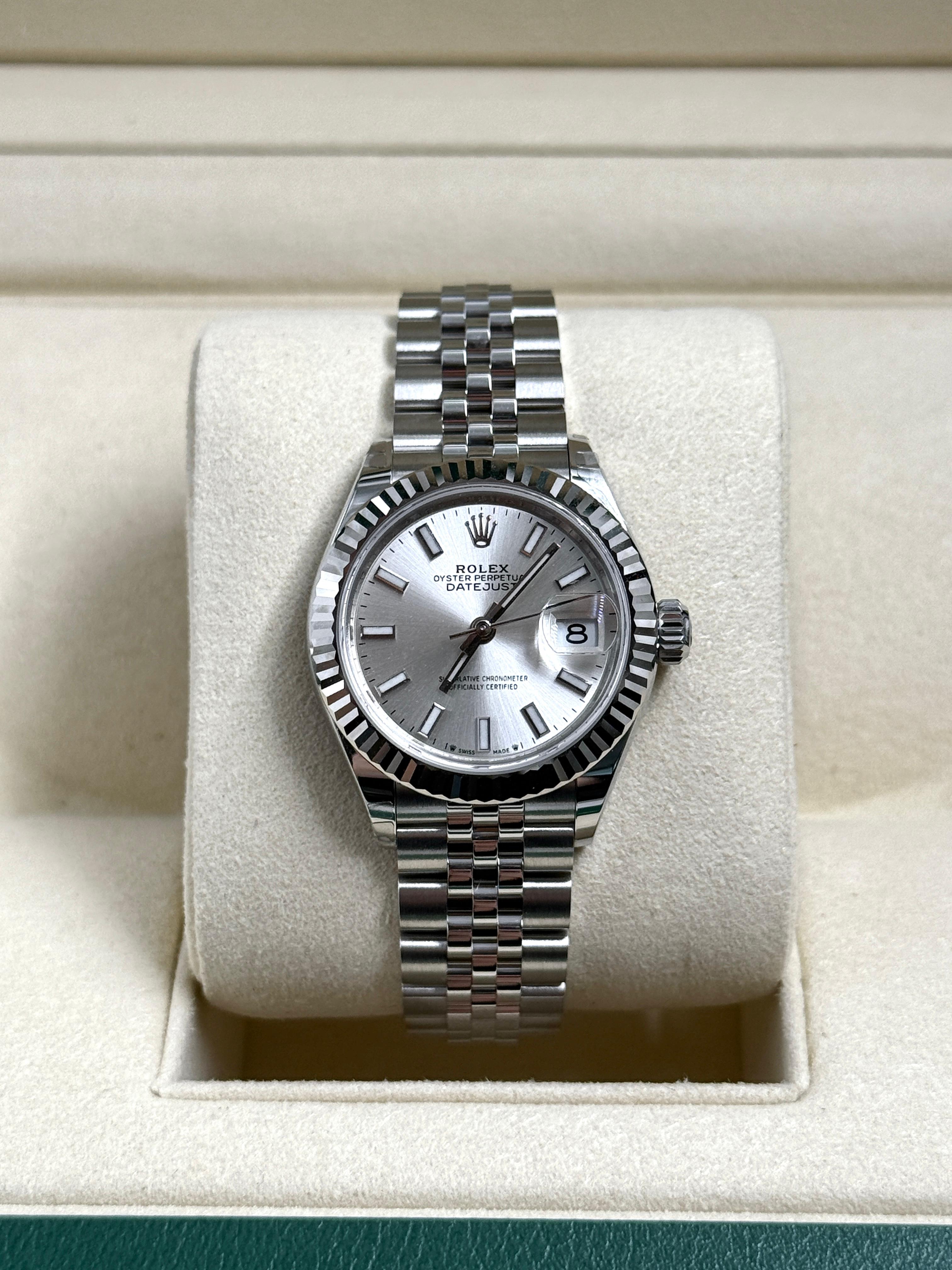 Rolex Lady-Datejust 279174 Silver Index Jubilee 2025 – EW Watches