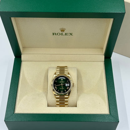 Rolex Day-Date 36 128238 Green Roman Ombre 2024