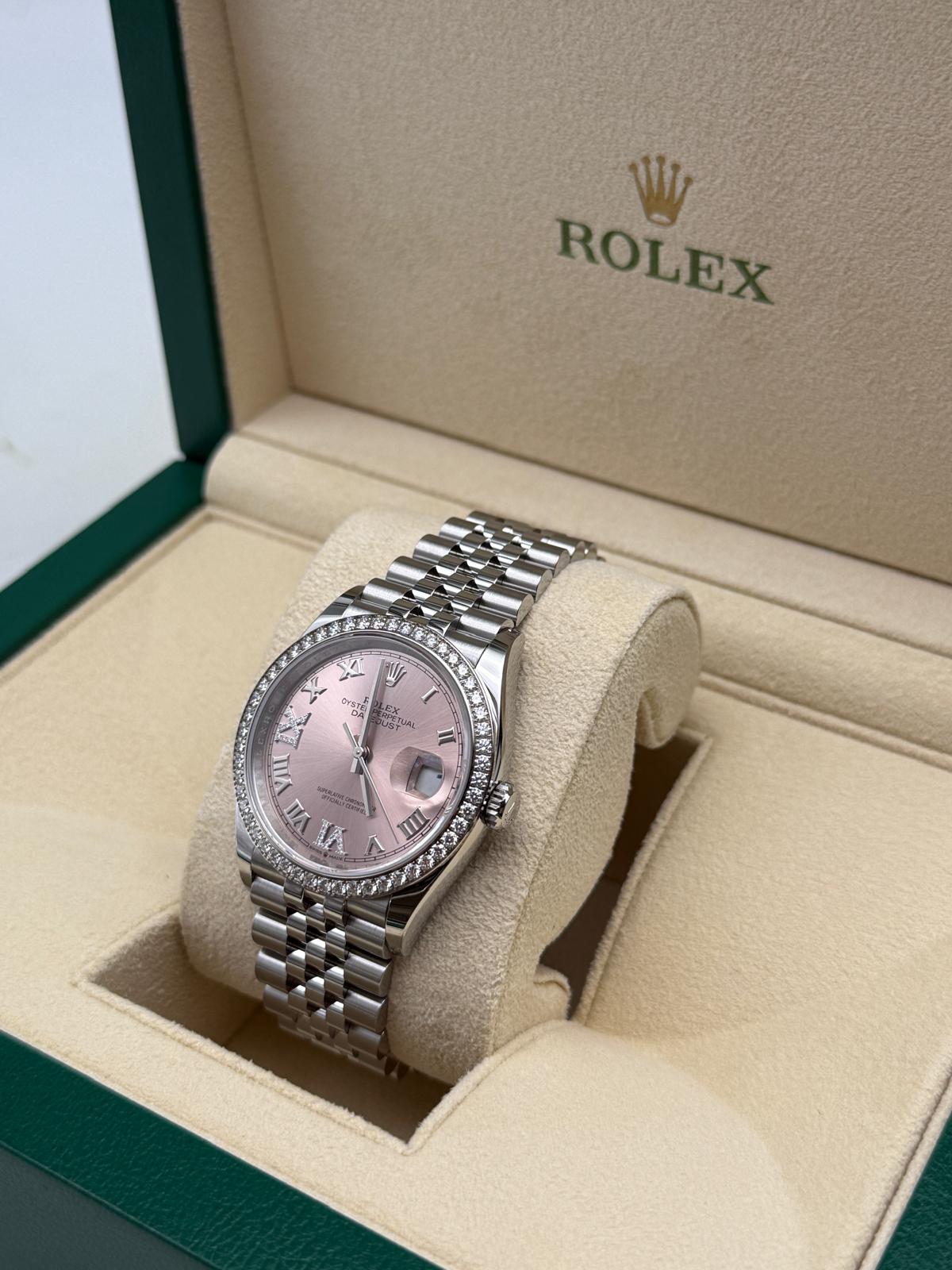 Rolex Datejust 36 126284 Pink VIIX Jubilee 2024