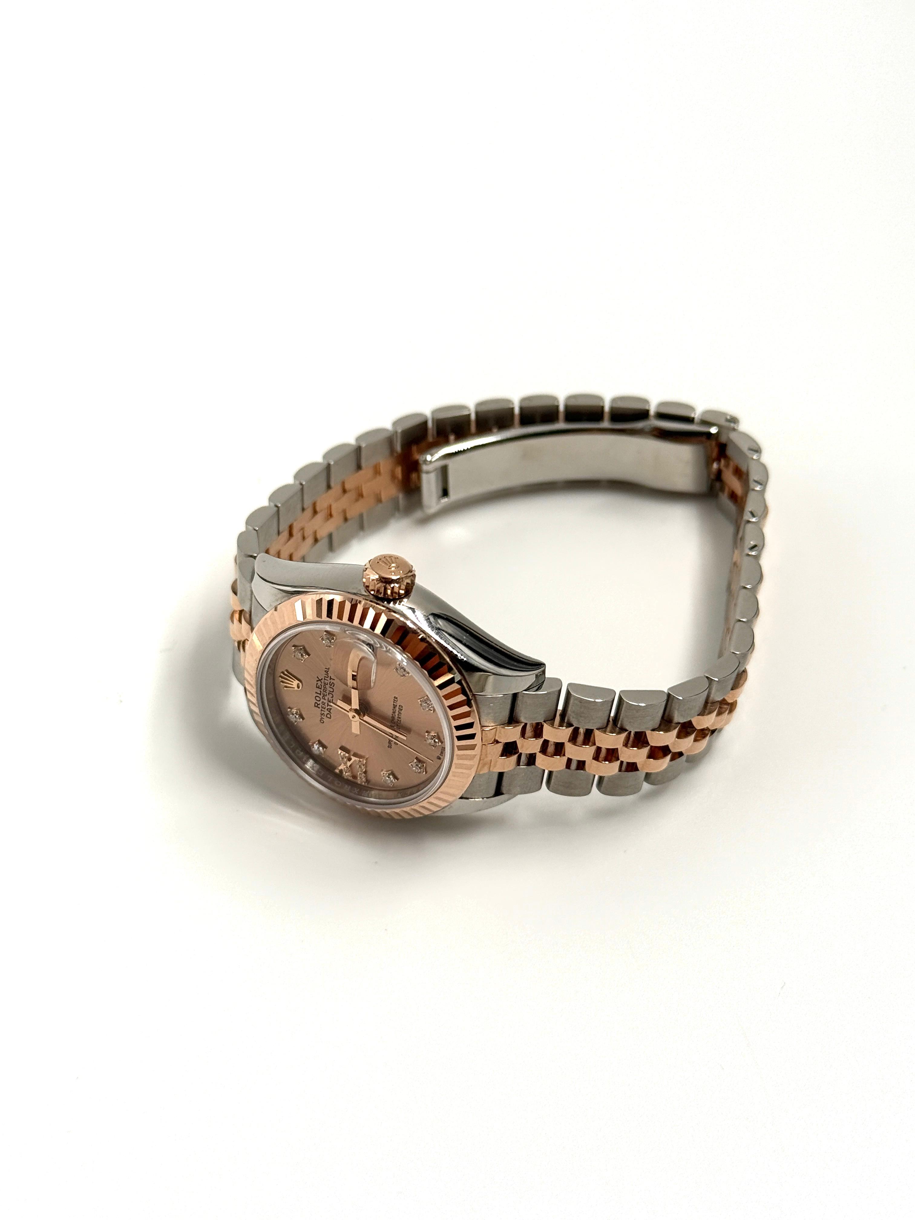 ROLEX  Lady-Datejust 28MM 279171G ROSE STAR  JUB