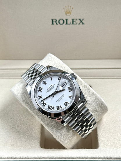 Rolex Datejust 41 126300 White Roman Jubilee 2024
