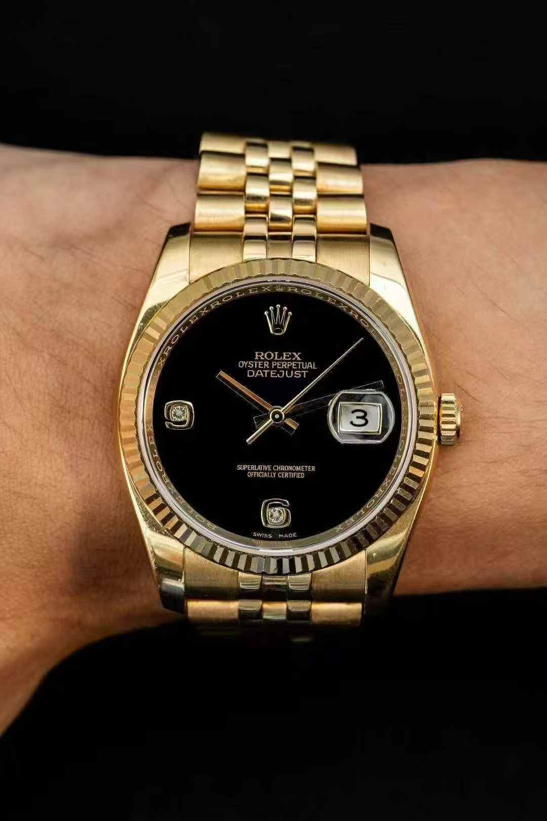Rolex Datejust 36 116238 Black 2013 Full Set
