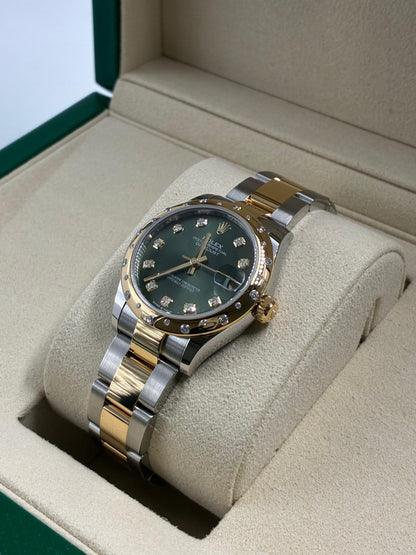 Rolex Datejust 31  278343G GREEN OYS