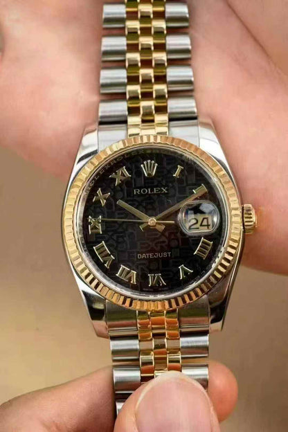 Rolex Datejust 36 116233 Black Naked